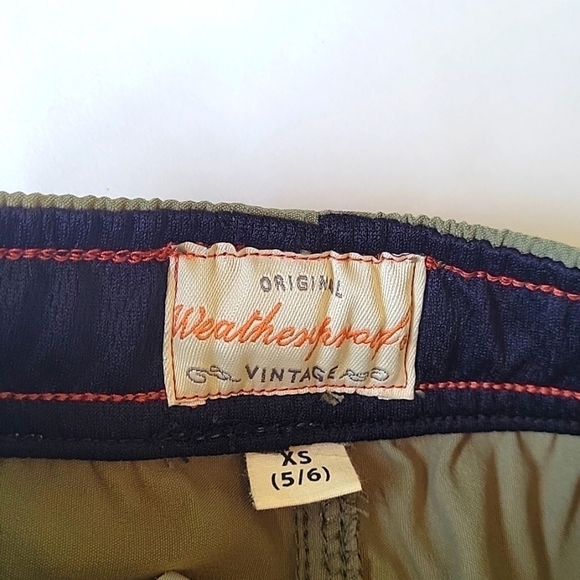 WEATHERPROOF VINTAGE BOYS TRAIL SHORT, SIZE (X/S) 5/6, GREEN, Cargo short - Picture 3 of 9